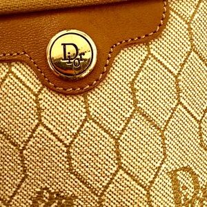 Dior Brown and Tan Clutch